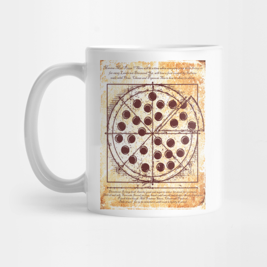 Cool Tees Da Vinci Pizza Perfect Division by COOLTEESCLUB